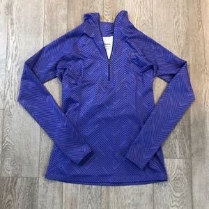 Reebok Patterned Half Zip
